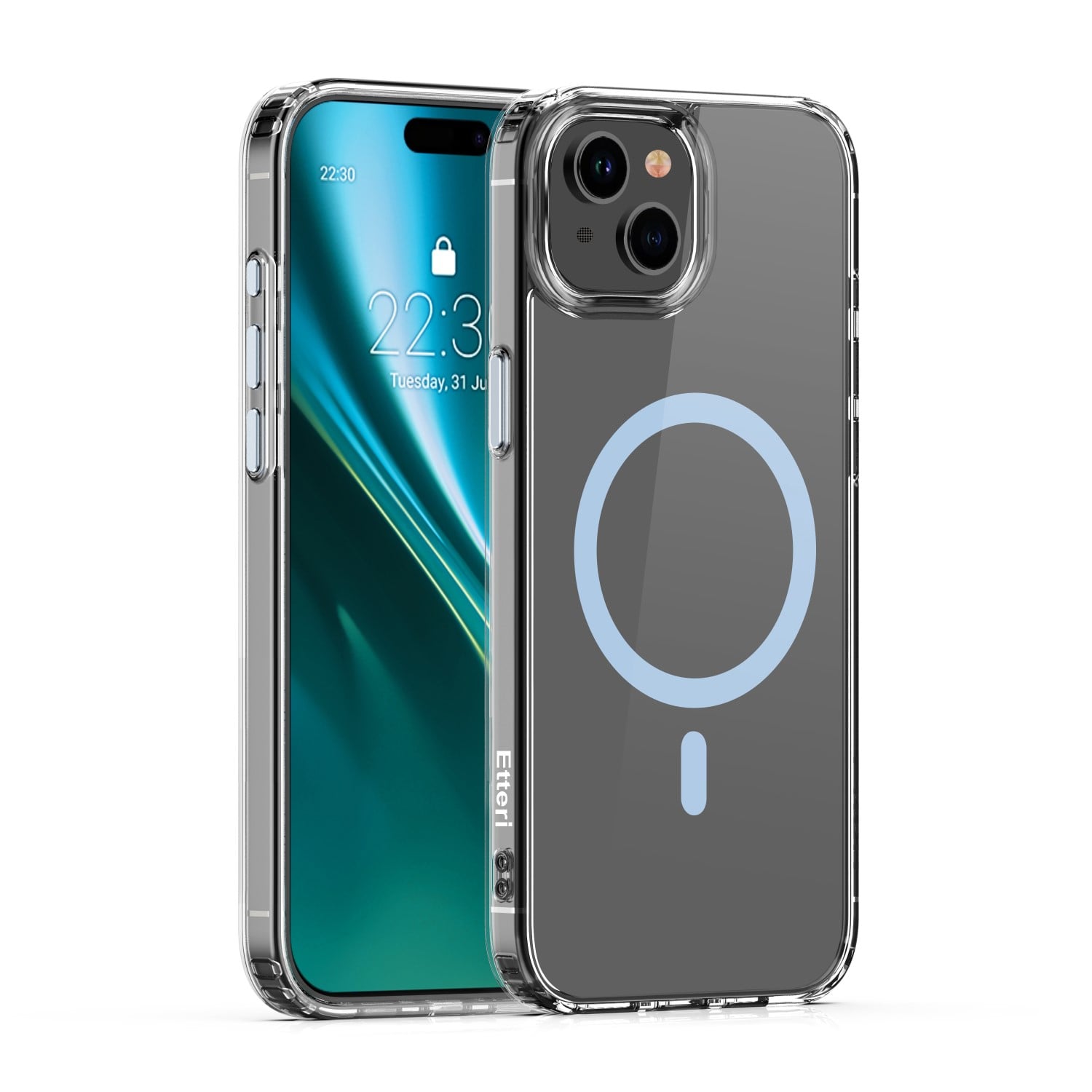 Etteri Color Mag Back Cover Σιλικόνης / Πλαστικό Μπλε (iPhone 13)