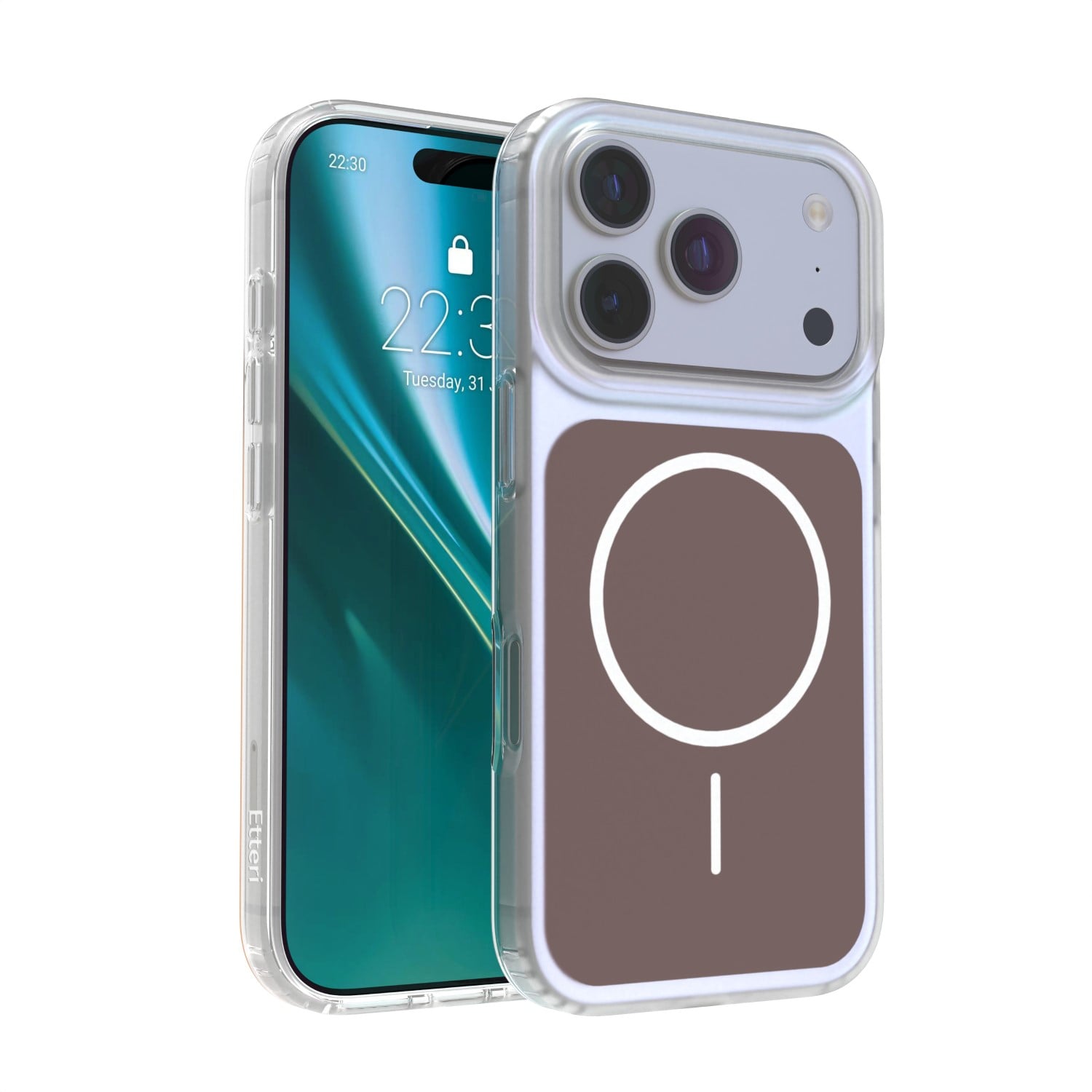 Etteri Hidden Pearl Back Cover Πλαστικό Καφέ (iPhone 17 Pro)