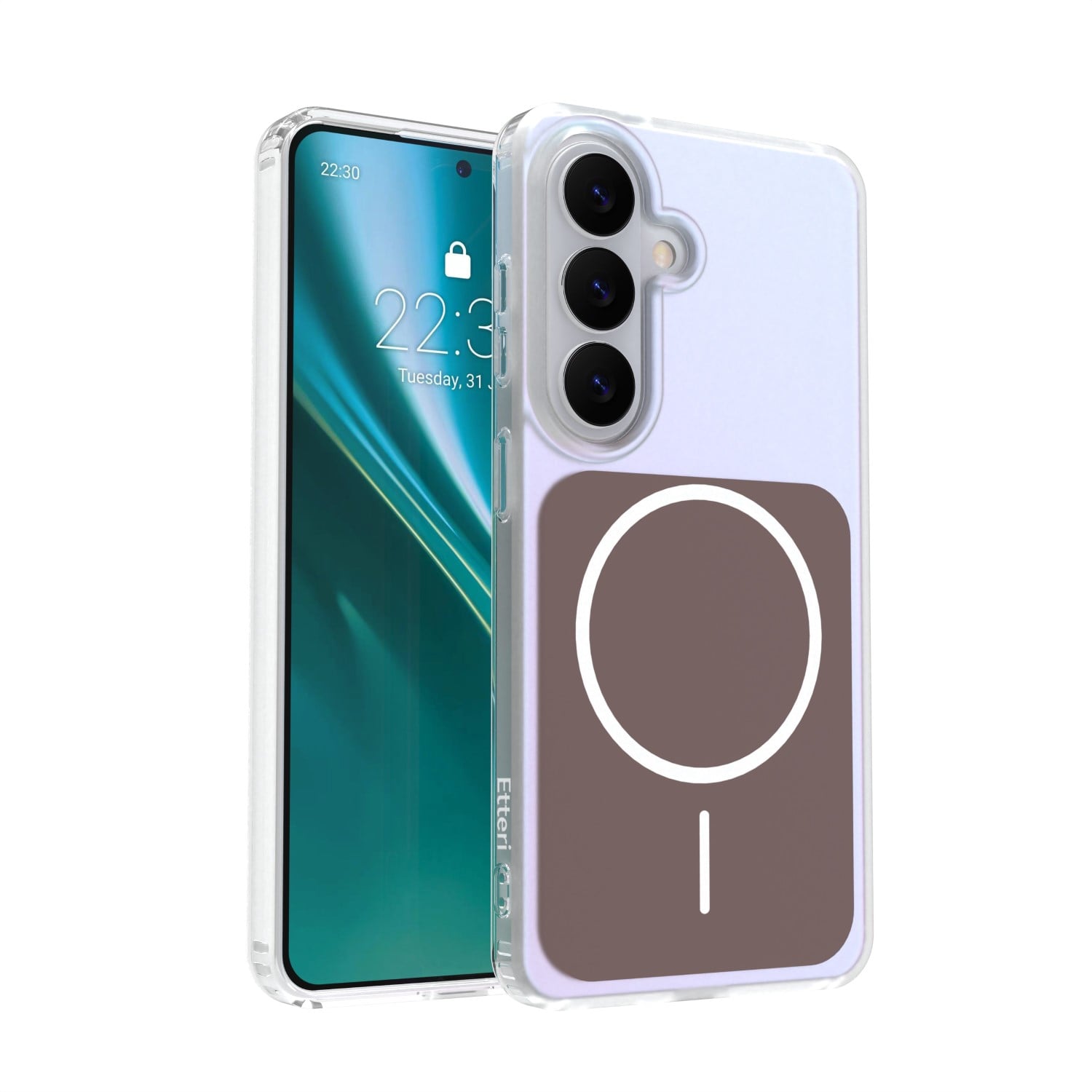 Etteri Hidden Pearl Back Cover Πλαστικό Καφέ (Galaxy S26)