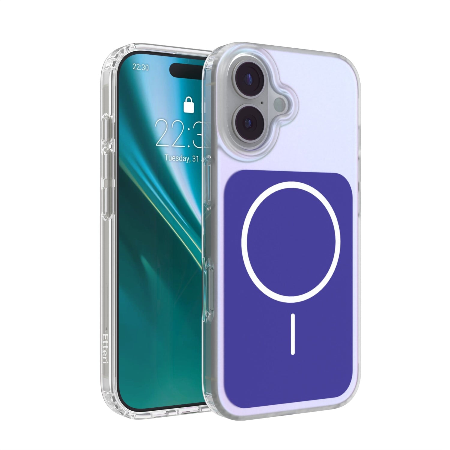 Etteri Hidden Pearl Back Cover Πλαστικό Μπλε (iPhone 17)