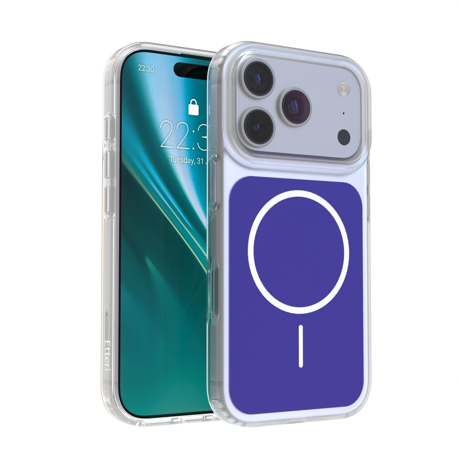 Etteri Hidden Pearl Back Cover Πλαστικό Μπλε (iPhone 17 Pro)