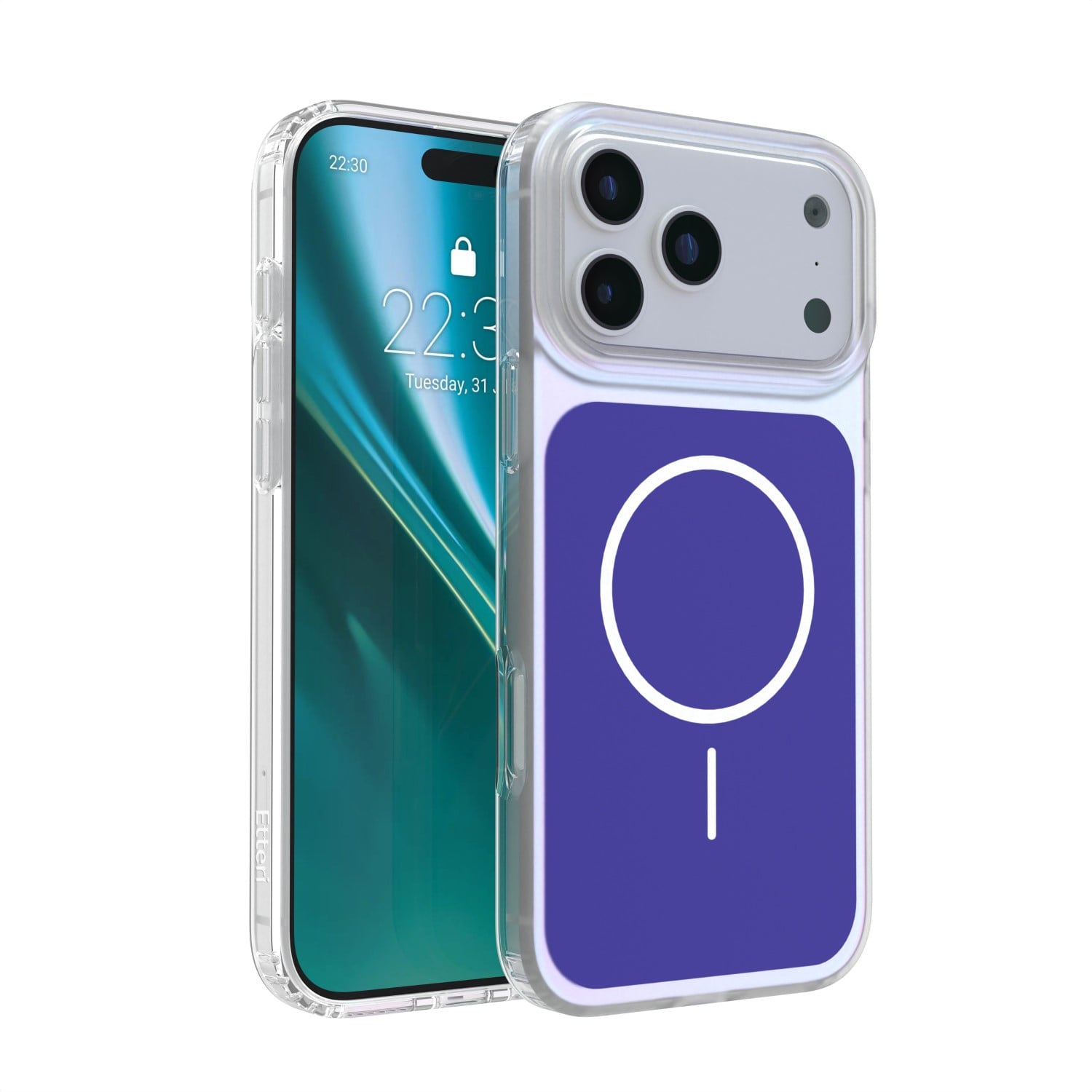 Etteri Hidden Pearl Back Cover Πλαστικό Μπλε (iPhone 17 Pro Max)