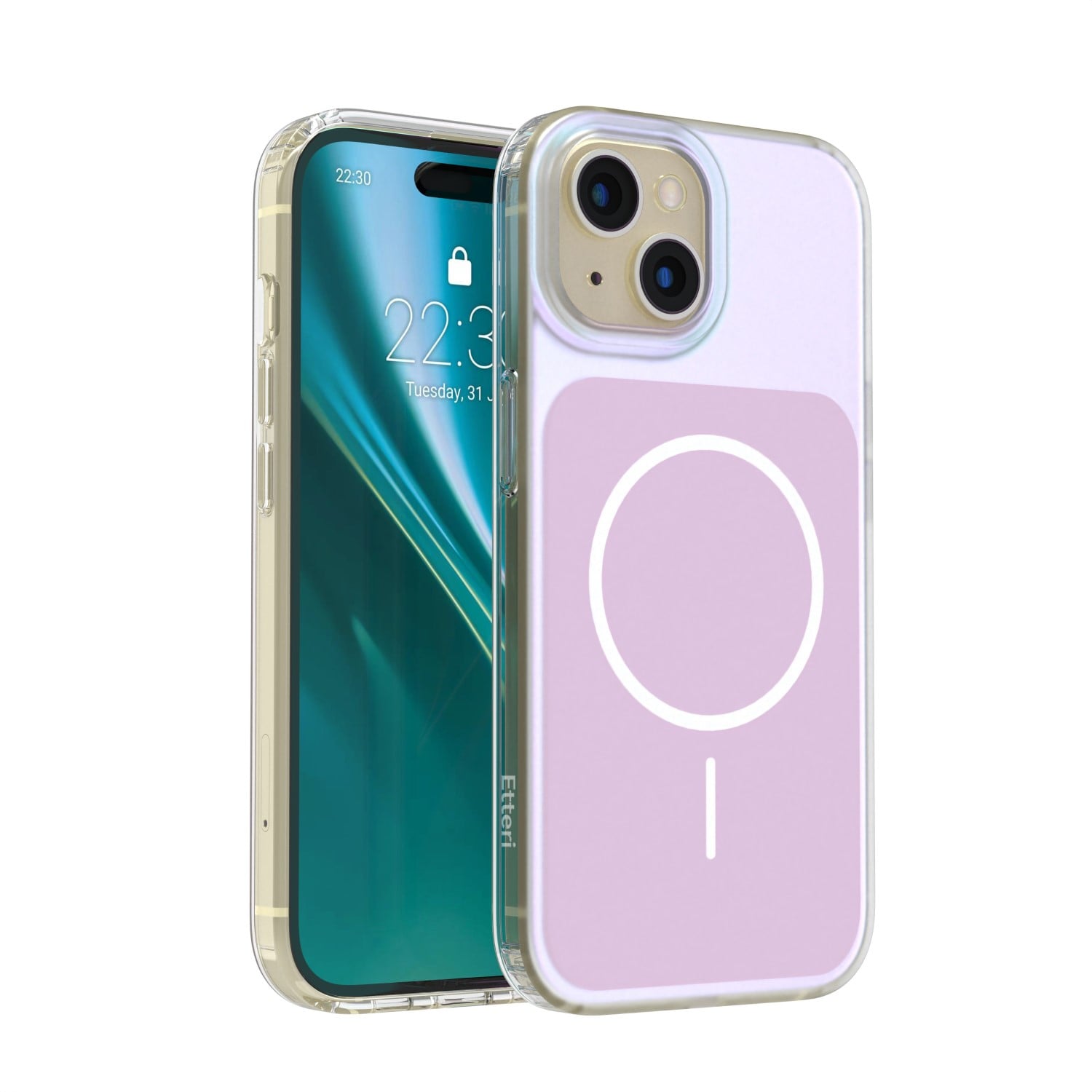 Etteri Hidden Pearl Back Cover Πλαστικό Ροζ (iPhone 15)