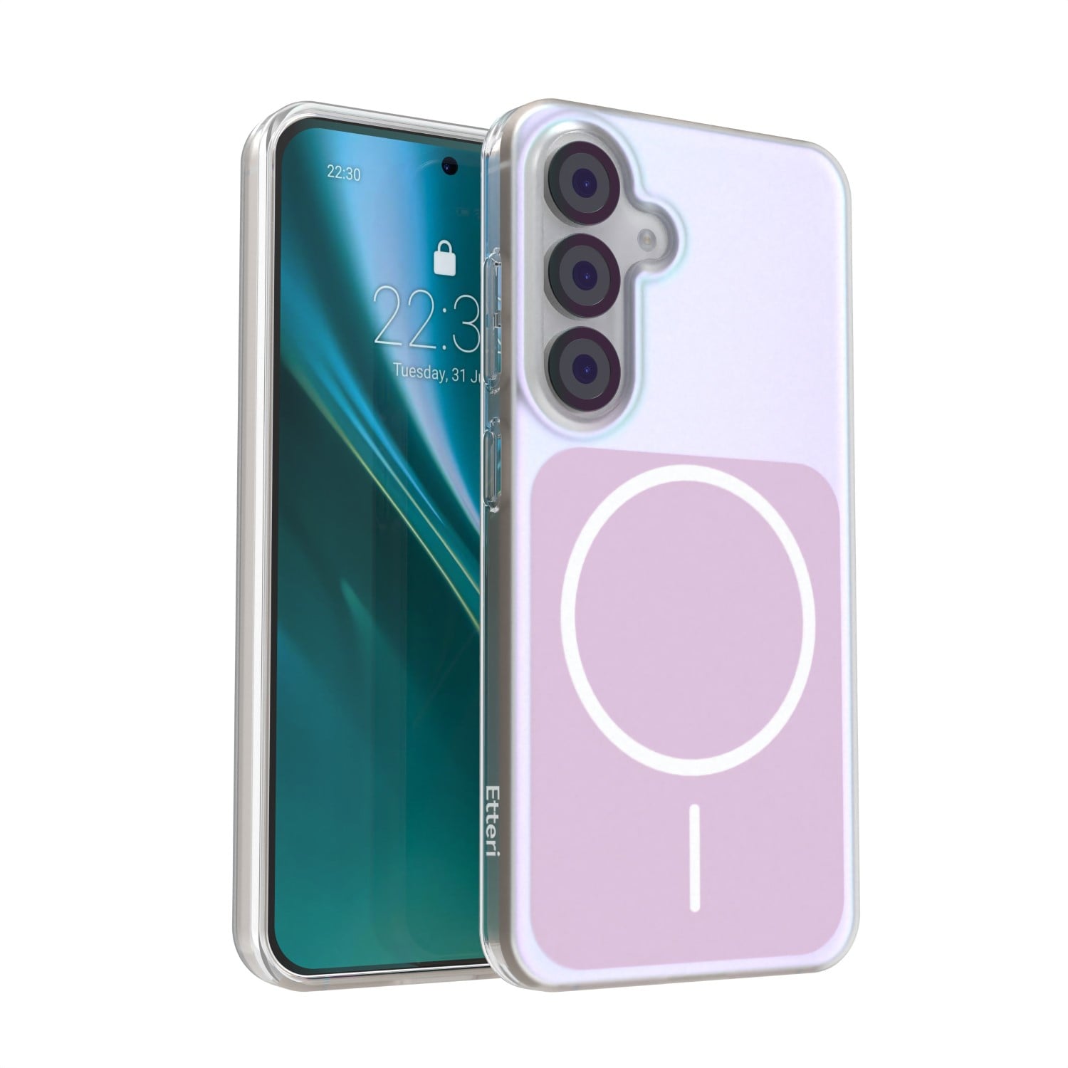 Etteri Hidden Pearl Back Cover Πλαστικό Ροζ (Galaxy S25)
