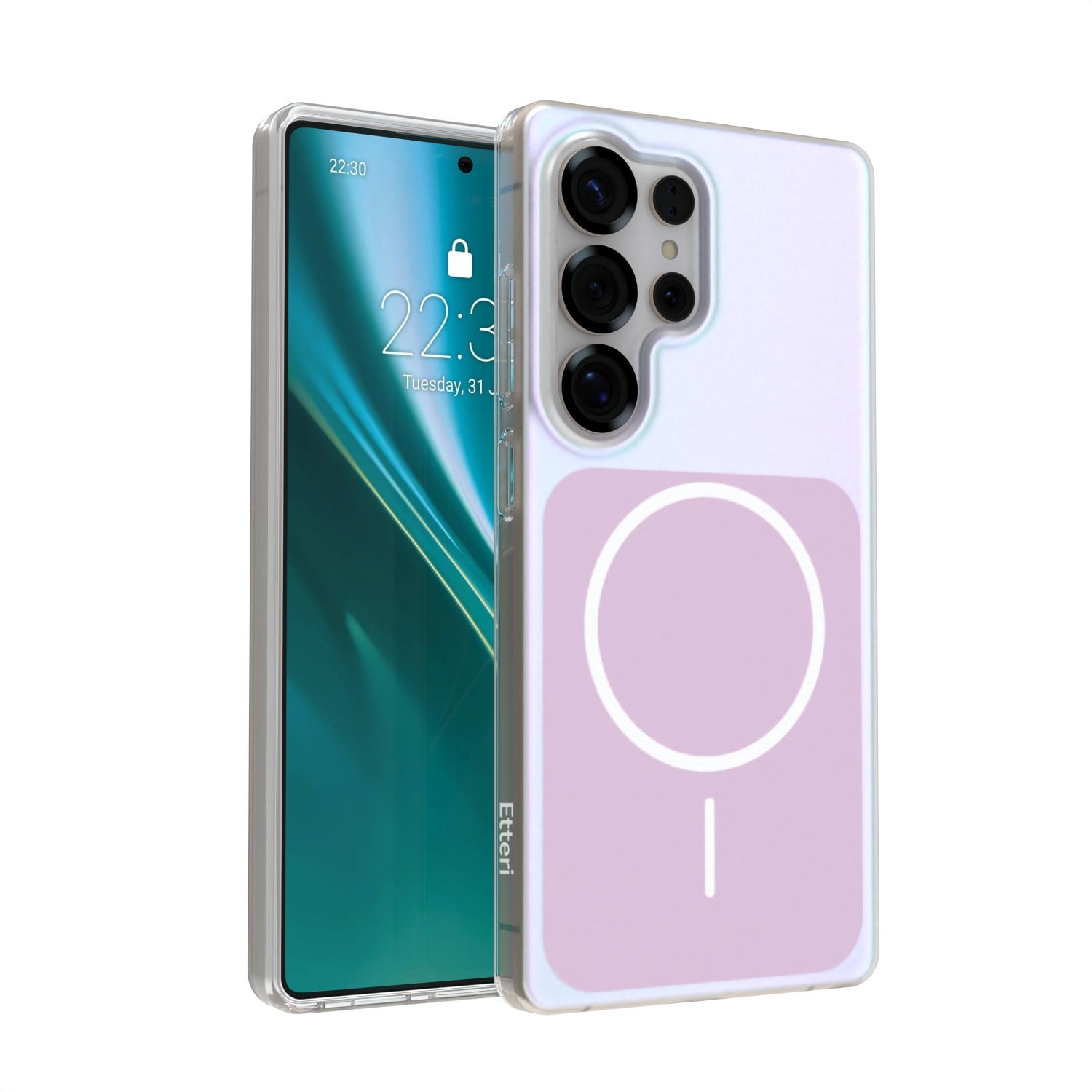 Etteri Hidden Pearl Back Cover Πλαστικό Ροζ (Galaxy S25 Ultra)