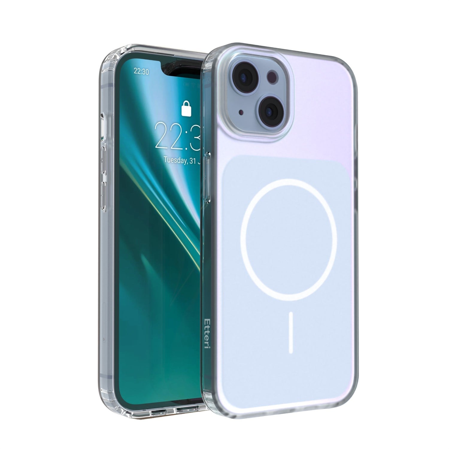Etteri Hidden Pearl Back Cover Πλαστικό Γαλάζιο (iPhone 14)