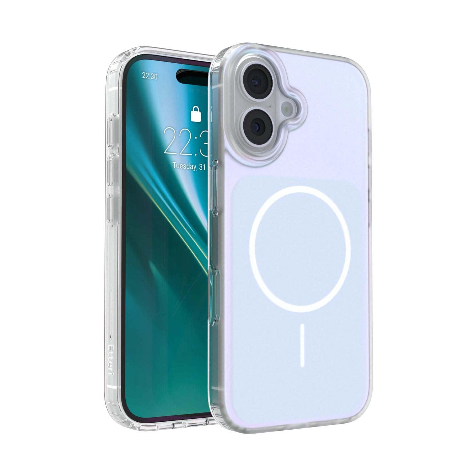 Etteri Hidden Pearl Back Cover Πλαστικό Γαλάζιο (iPhone 16)