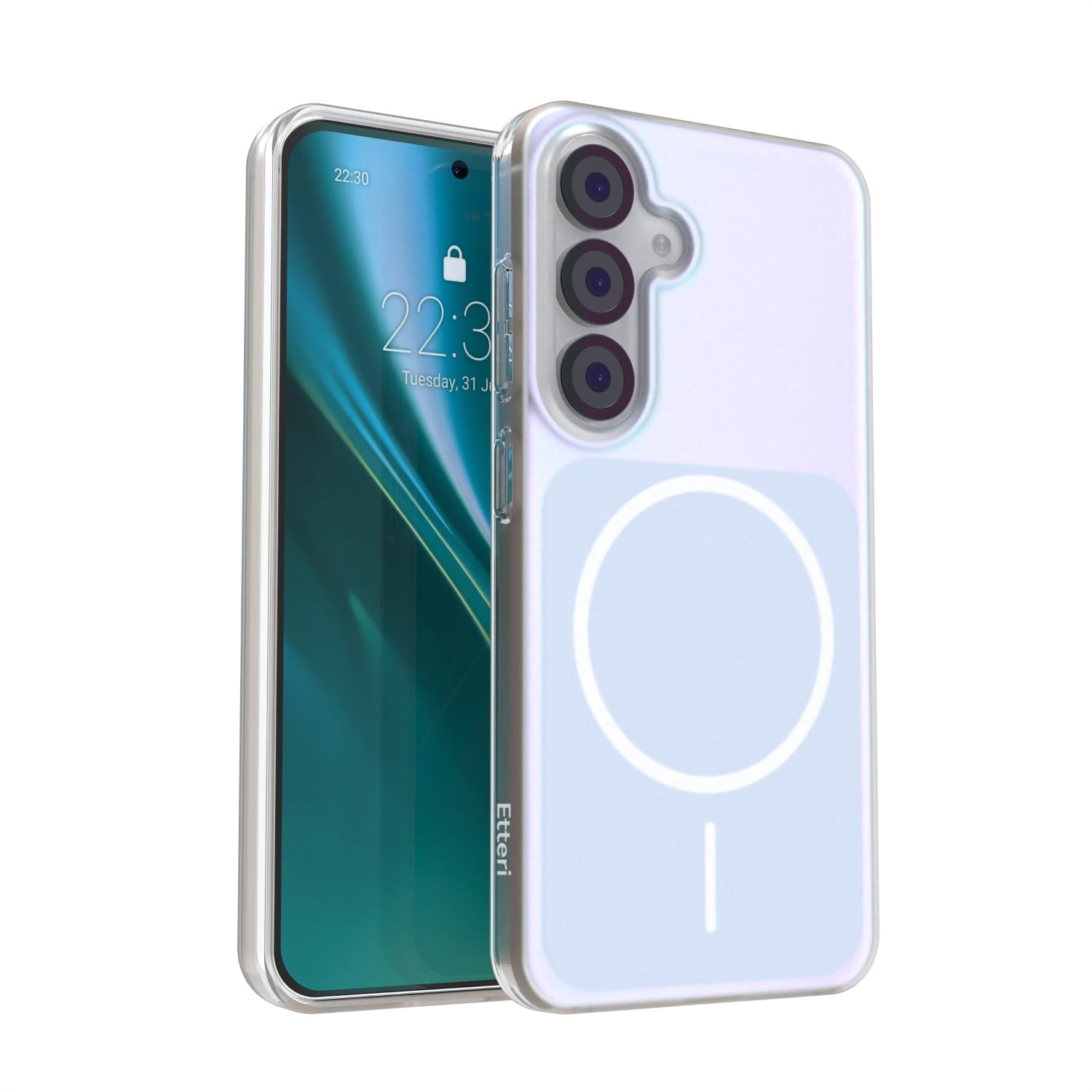 Etteri Hidden Pearl Back Cover Πλαστικό Γαλάζιο (Galaxy S25)