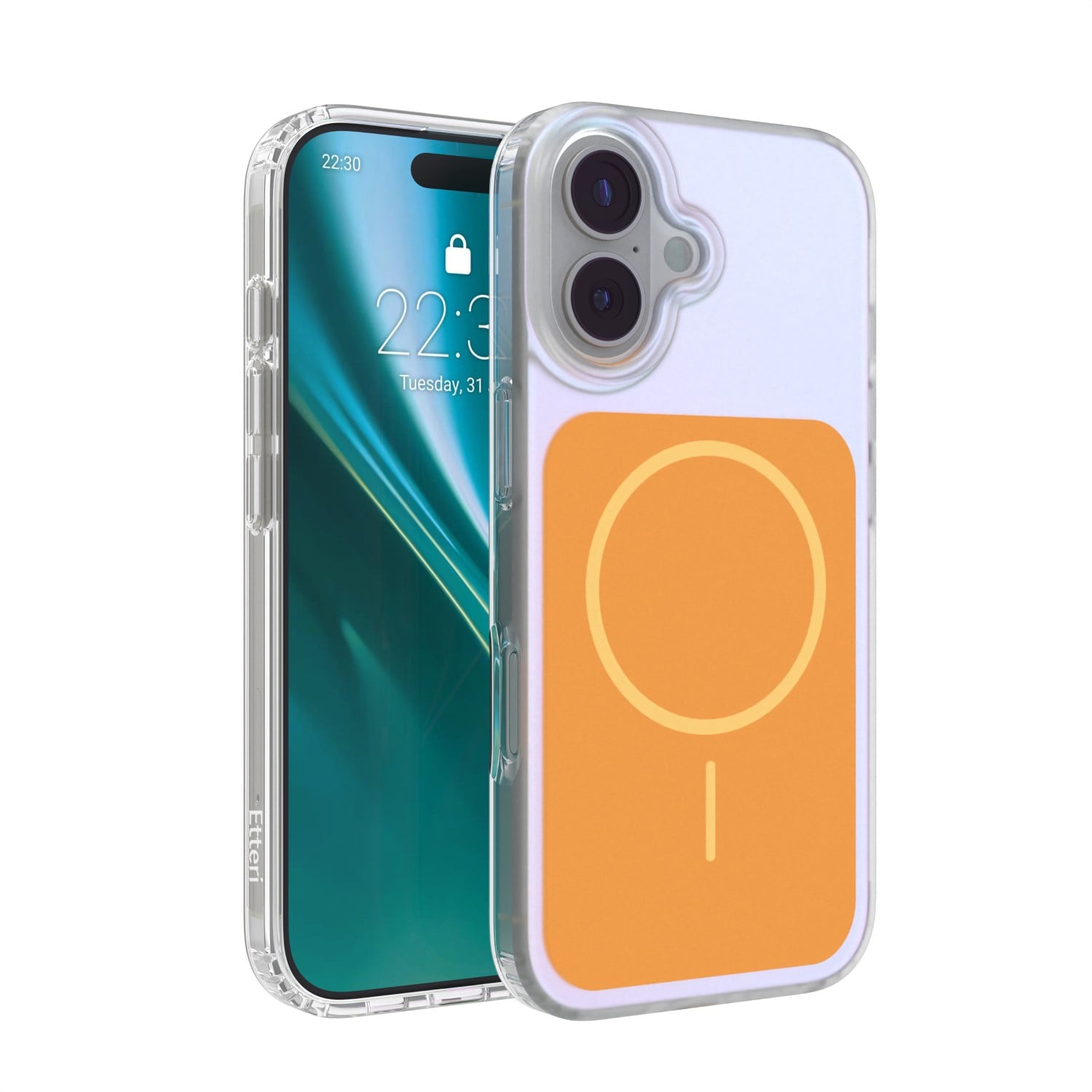 Etteri Hidden Pearl Back Cover Πλαστικό Πορτοκαλί (iPhone 17)