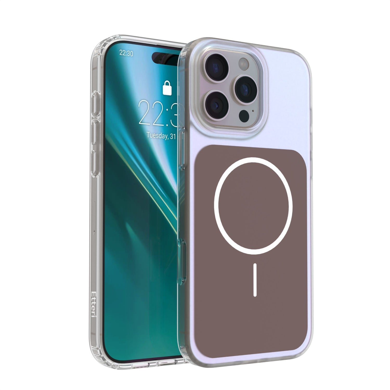 Etteri Hidden Pearl Back Cover Πλαστικό Καφέ (iPhone 16 Pro)