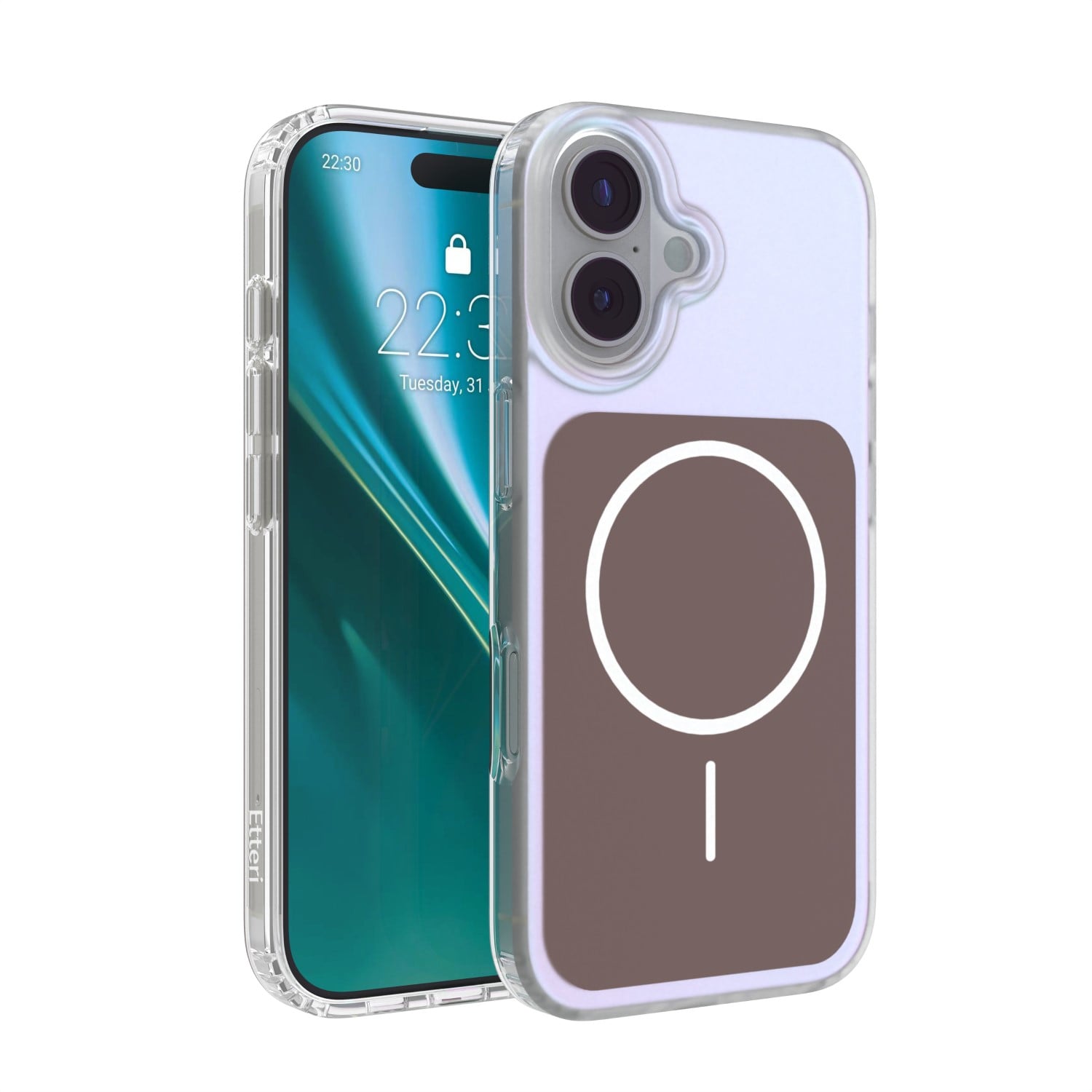 Etteri Hidden Pearl Back Cover Πλαστικό Καφέ (iPhone 17)