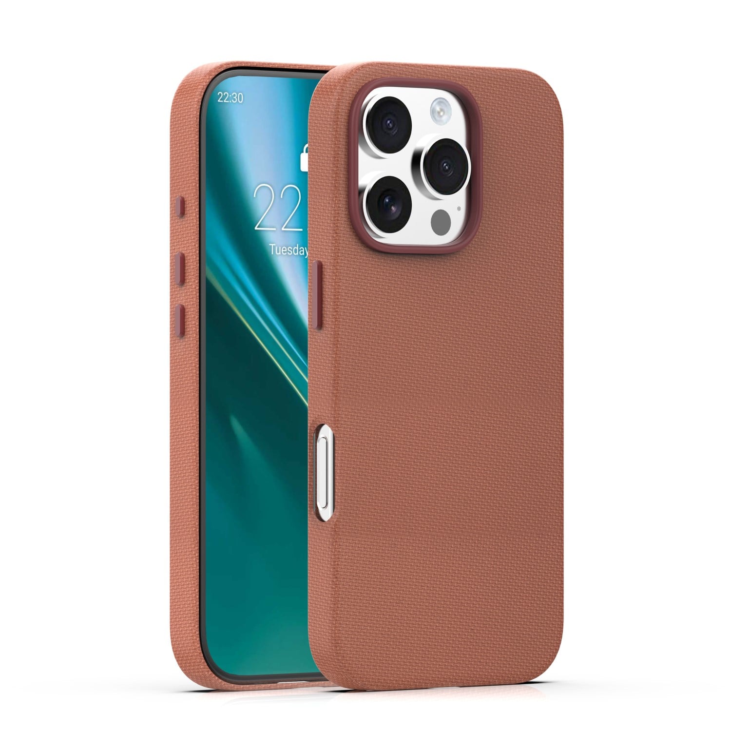 Etteri Mag Back Cover Σιλικόνης 2mm Καφέ (iPhone 16 Pro Max)