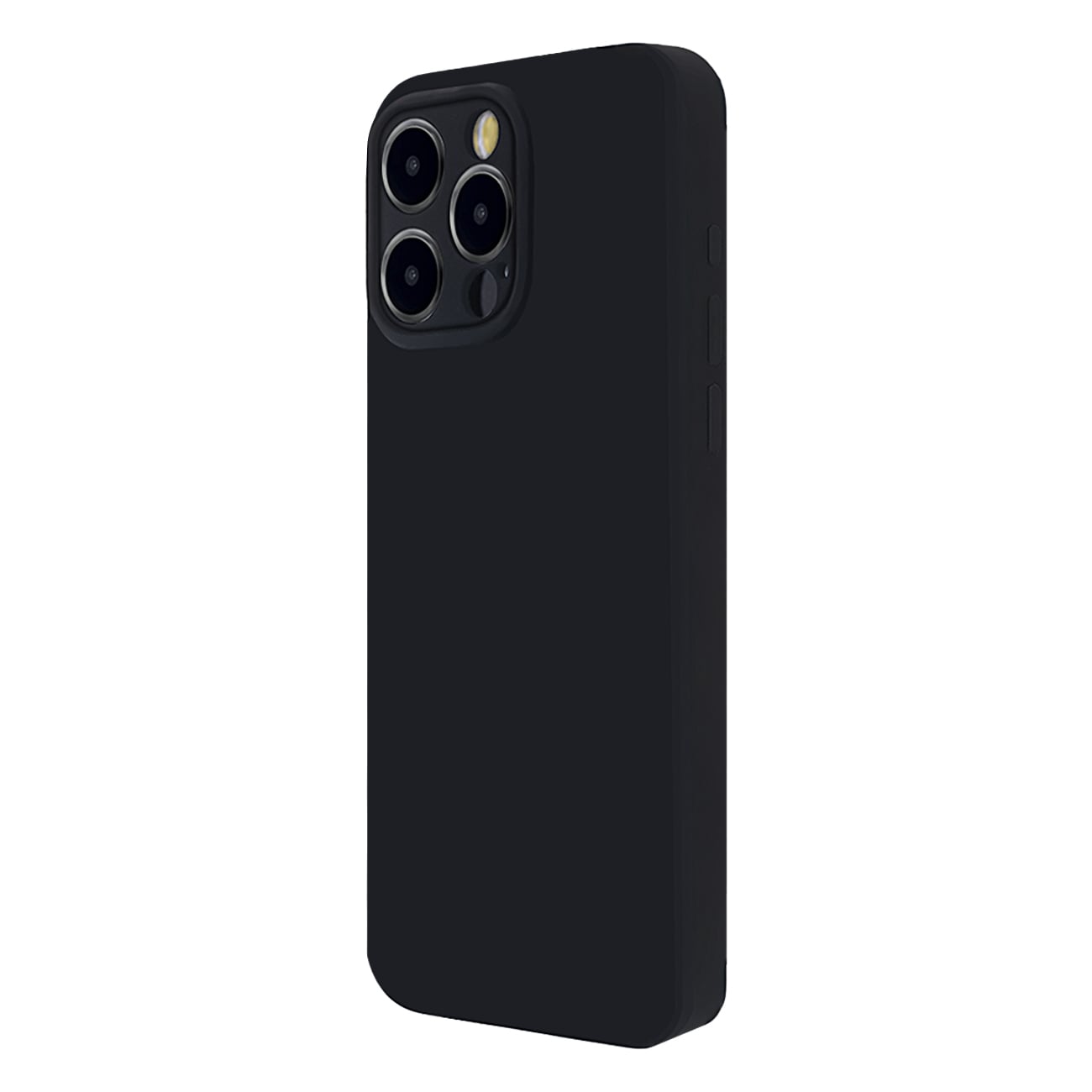 TectoShield Back Cover Σιλικόνης / Υφασμάτινο Μαύρο (iPhone 15 Plus)