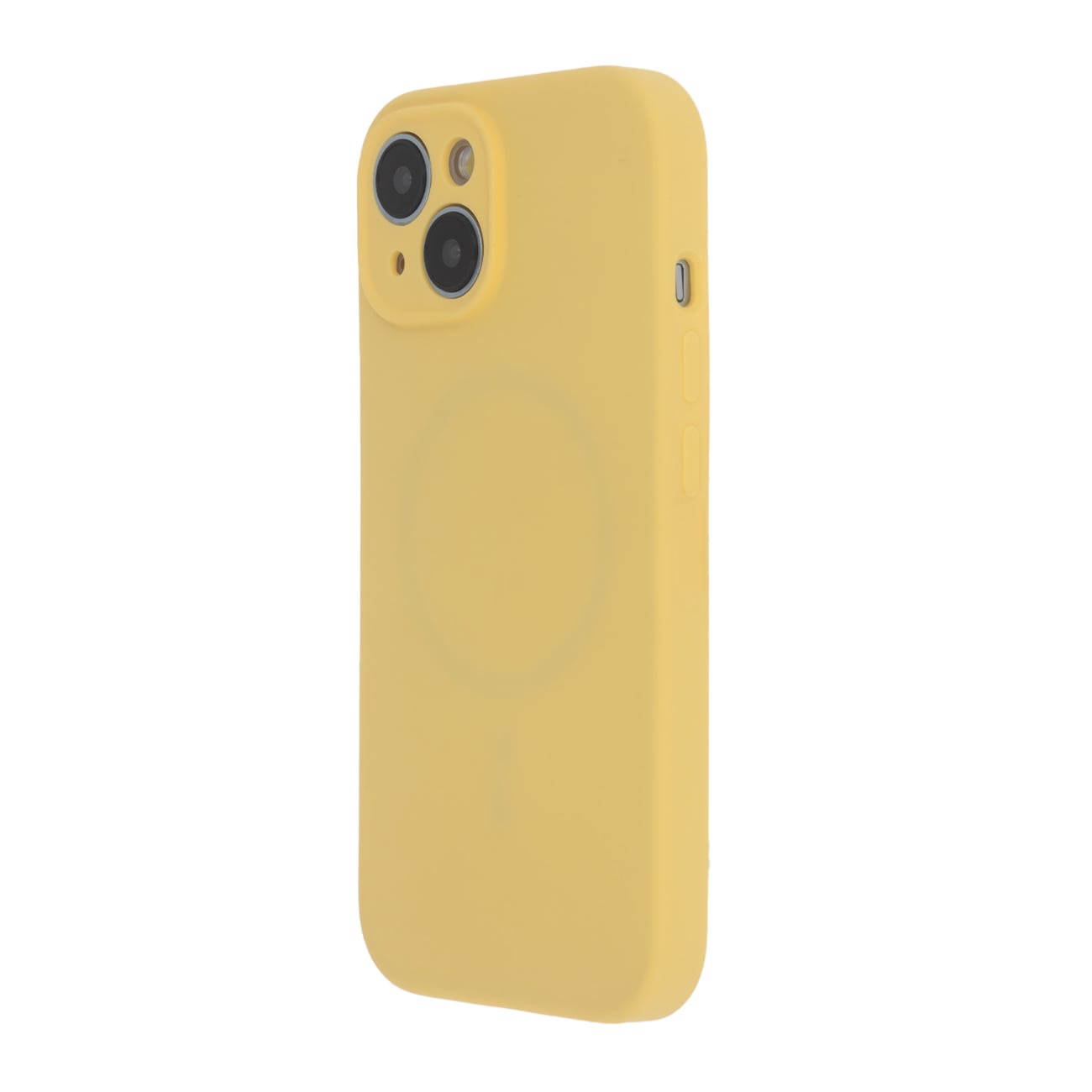 TectoShield Soft Touch Mag Case Back Cover Σιλικόνης / Υφασμάτινο Κίτρινο (iPhone 15 Pro Max)