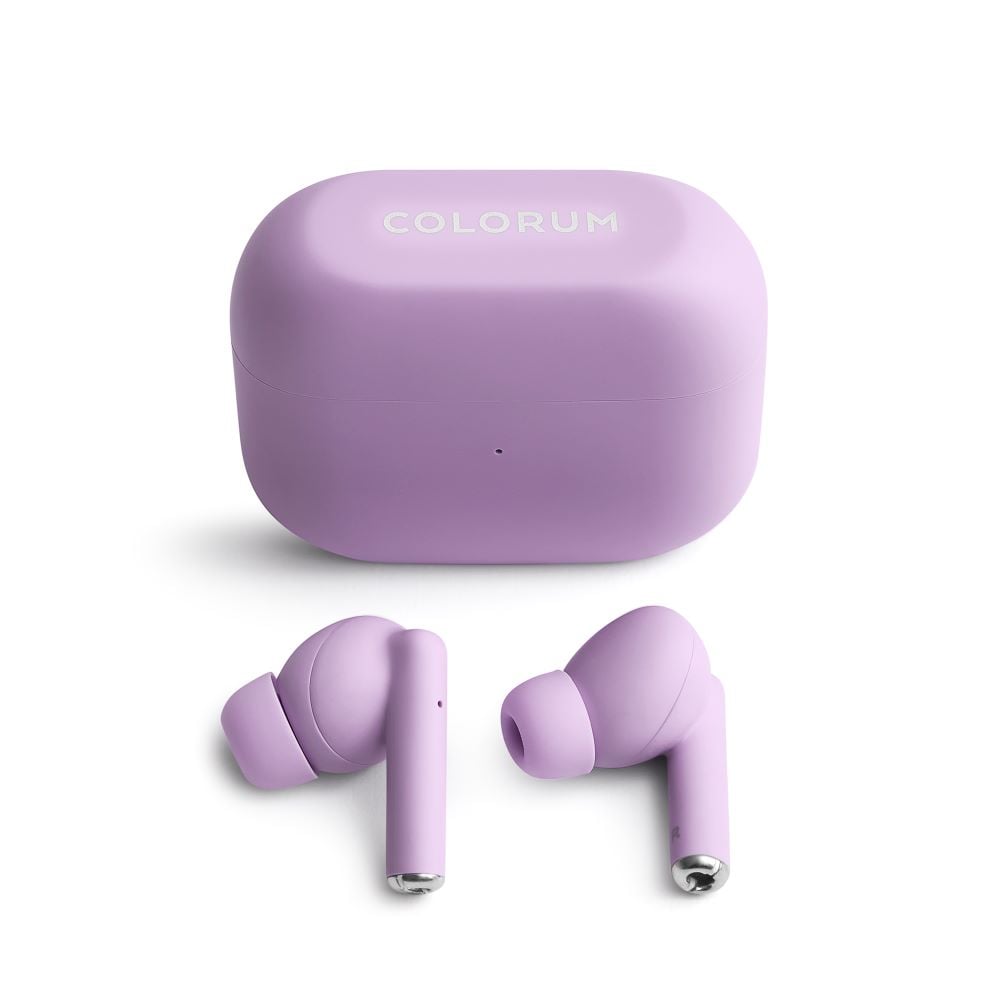 Colorum In-ear Bluetooth Handsfree Ακουστικά με Θήκη Φόρτισης Lavenda