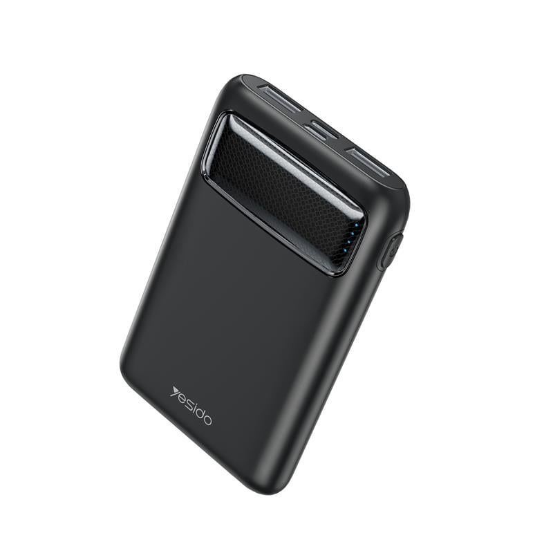Yesido YP33 Power Bank 5000mAh με 2 Θύρες USB-A Μαύρο