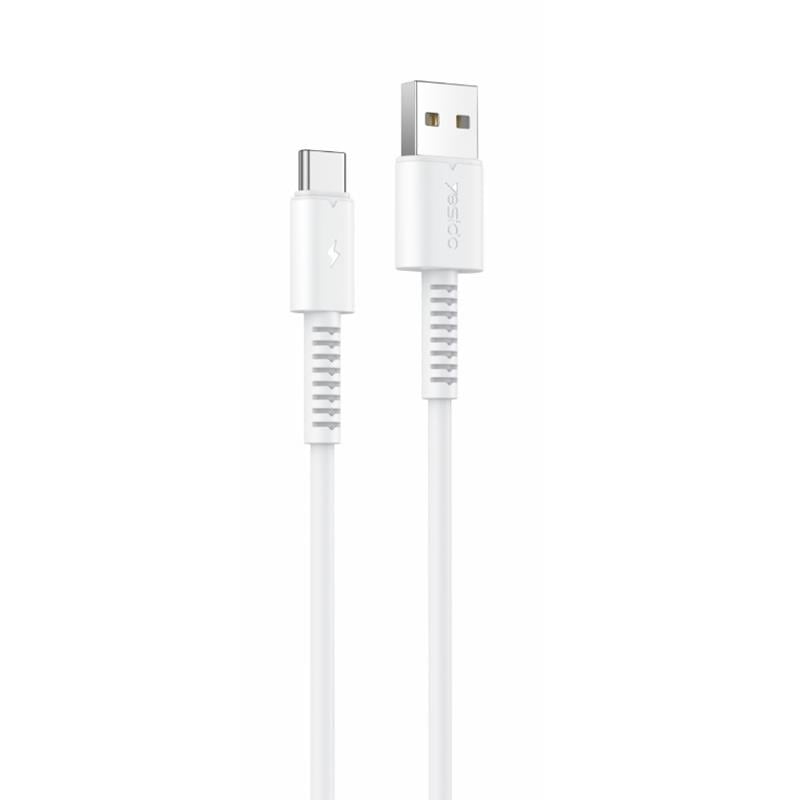 Yesido USB 2.0 Cable USB-C male - USB-A 180W Λευκό 1m