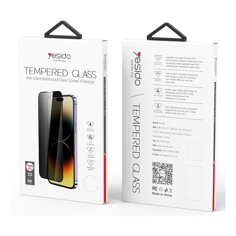 Yesido Glass Privacy Iphone 15 Pro Tg02