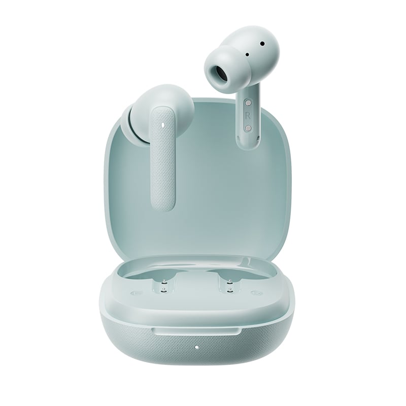 QCY Buds (QT43) Bluetooth Handsfree Ακουστικά με Αντοχή στον Ιδρώτα και Θήκη Φόρτισης Μπλε