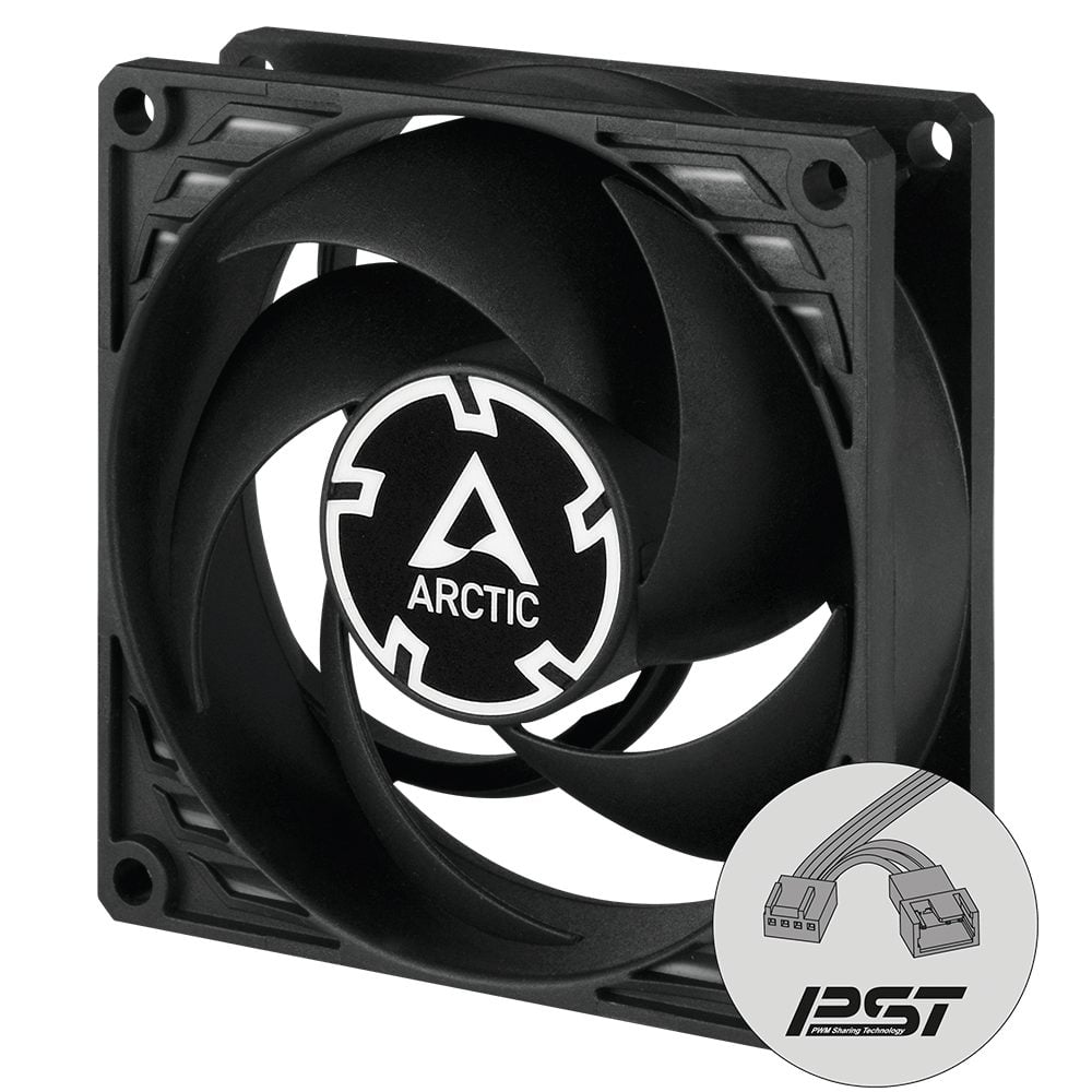 Arctic P8 PWM PST Case Fan 80mm με Σύνδεση 4-Pin / 4-Pin Molex