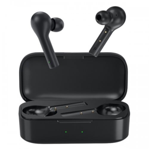 QCY T5 In-ear Bluetooth Handsfree Ακουστικά με Αντοχή στον Ιδρώτα και Θήκη Φόρτισης Μαύρα