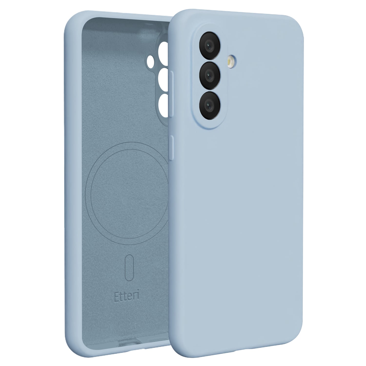 Etteri Mag Back Cover Σιλικόνης Γαλάζιο (Galaxy A57)