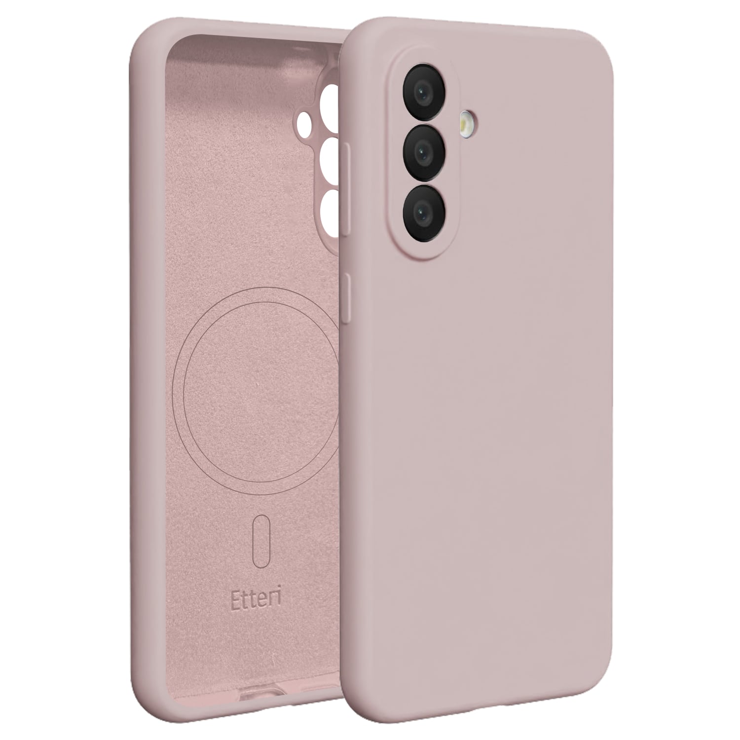 Etteri Mag Back Cover Σιλικόνης Ροζ (Galaxy A37)