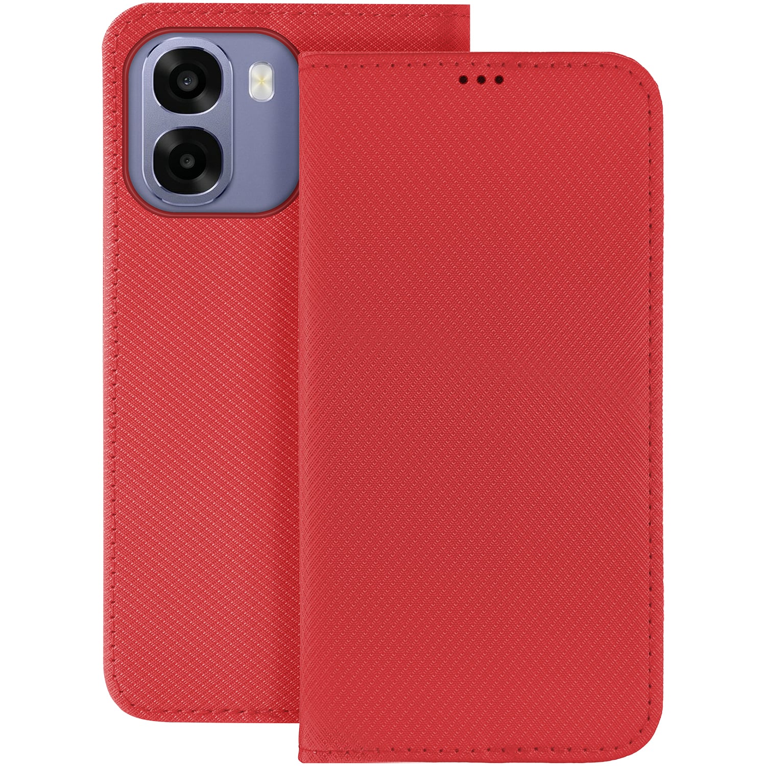 Smart Magnet Book Σιλικόνης Κόκκινο (Oppo A6 4g / A6 5g / A6x 4g / A6x 5g / A6s 4g / A6s 5g)