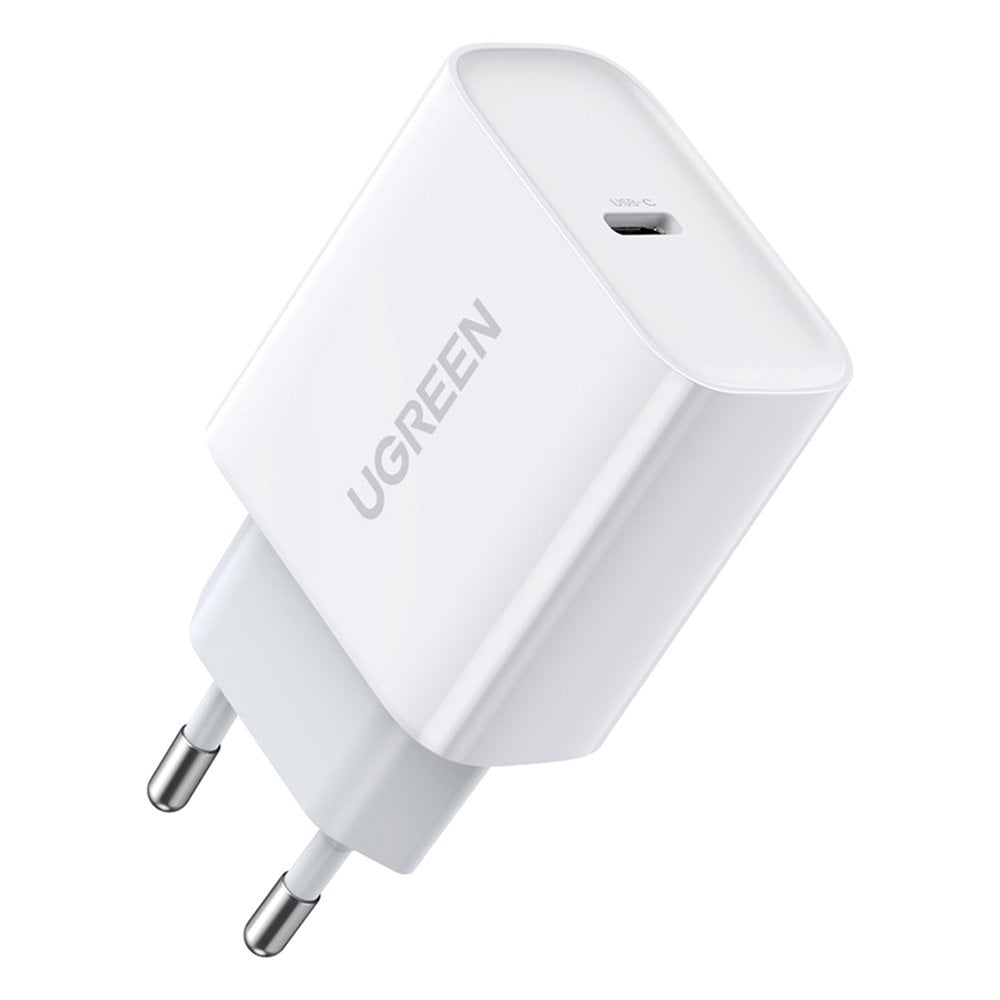 Ugreen Φορτιστής Χωρίς Καλώδιο με Θύρα USB-C 20W Power Delivery Λευκός (CD137)