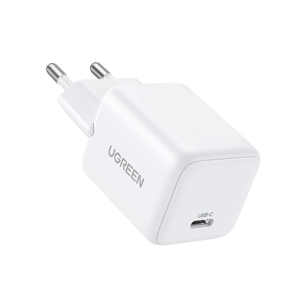 Ugreen Φορτιστής Χωρίς Καλώδιο GaN με Θύρα USB-C 20W Power Delivery Λευκός (X512)