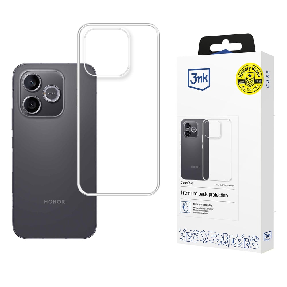 3MK Back Cover Σιλικόνης Διάφανο (Honor 600 Lite)