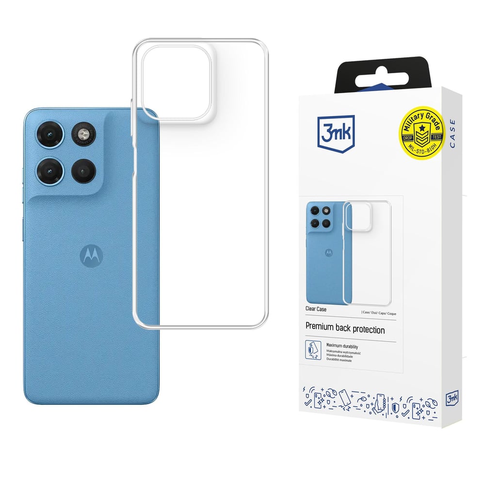 3MK Back Cover Διάφανο (Moto G17, G17 Power)
