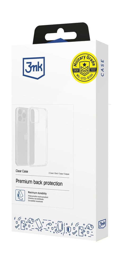3MK Clear Back Cover Πλαστικό Διάφανο (Moto G86)