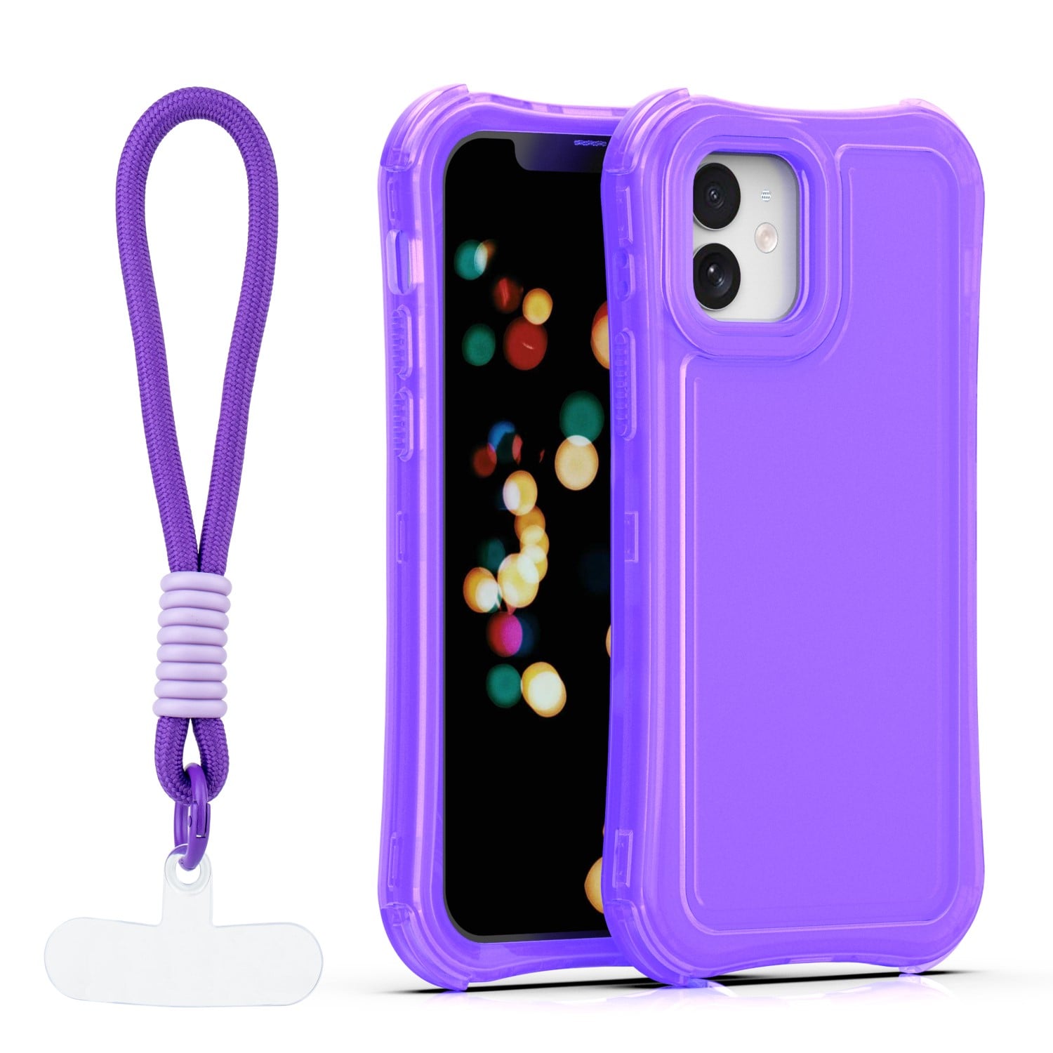 TelForceOne Back Cover Σιλικόνης Μωβ (iPhone 12 / 12 Pro)