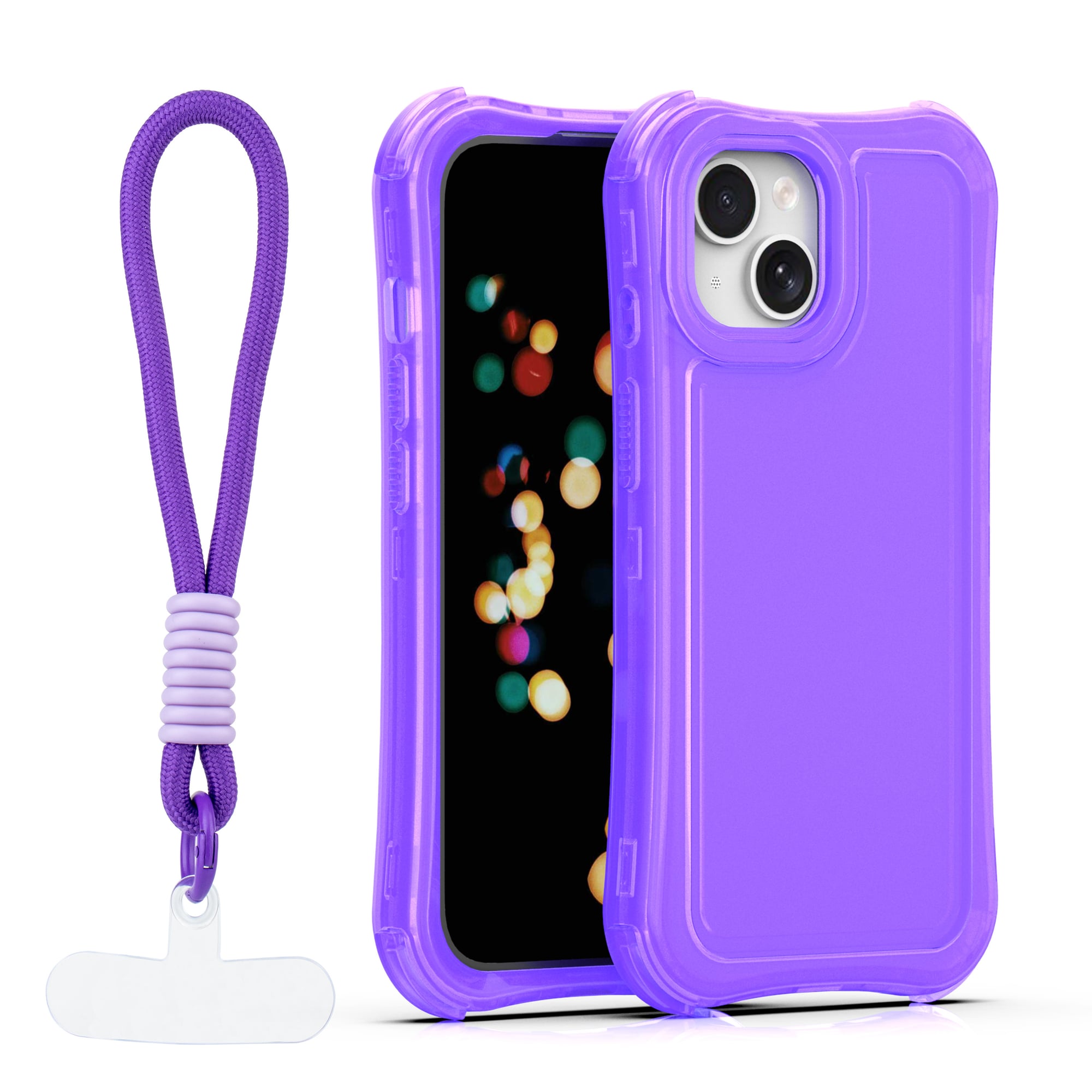 TelForceOne Back Cover Σιλικόνης Μωβ (iPhone 15)