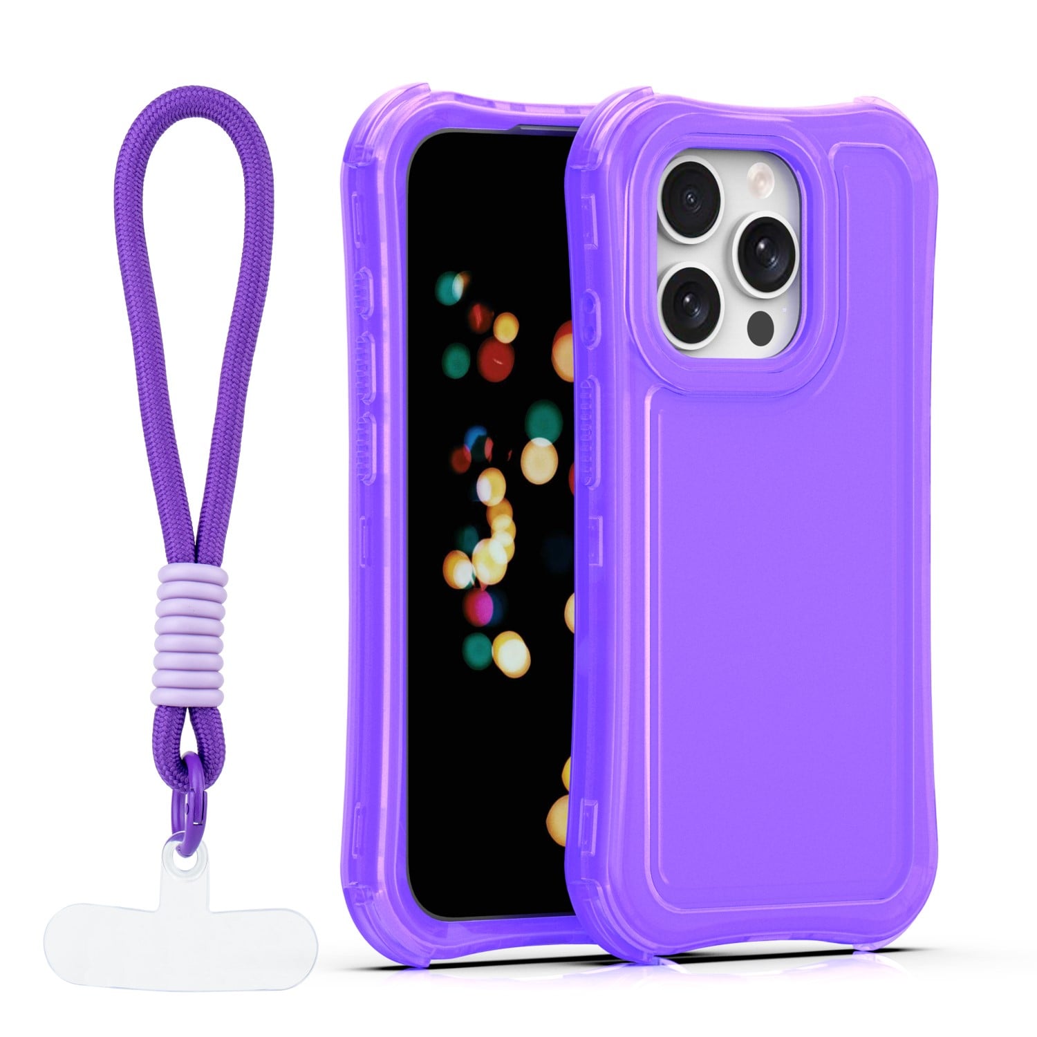TelForceOne Back Cover Σιλικόνης Μωβ (iPhone 15 Pro)