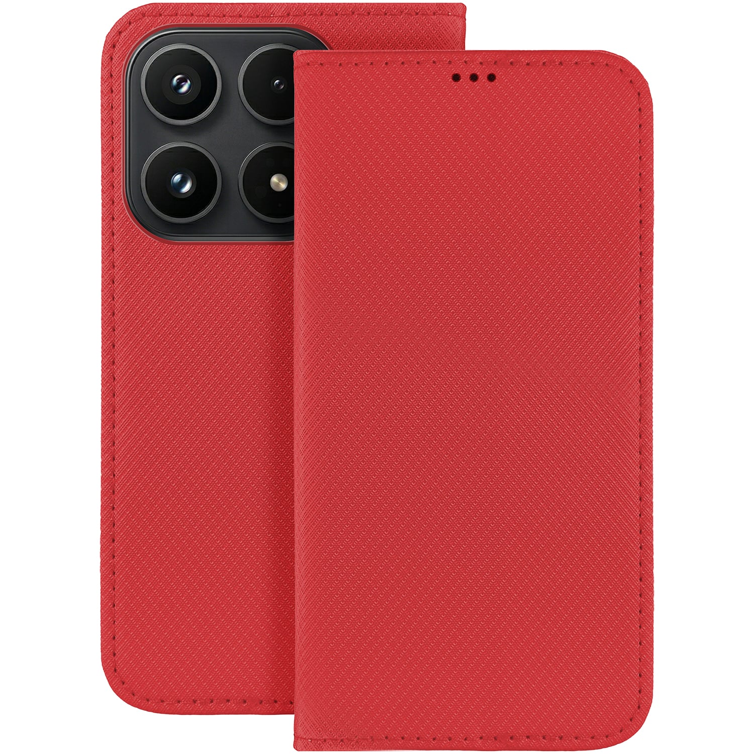 Book Σιλικόνης Κόκκινο (Xiaomi 17)