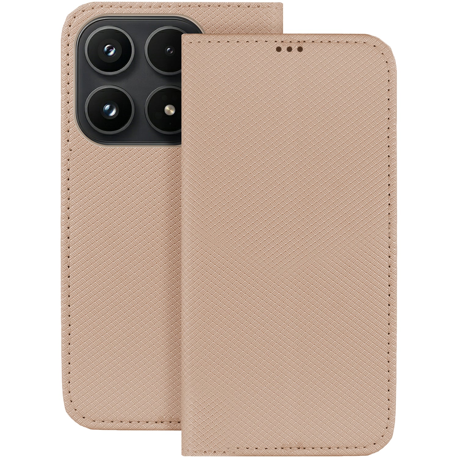 Book Σιλικόνης Χρυσό (Xiaomi 17)