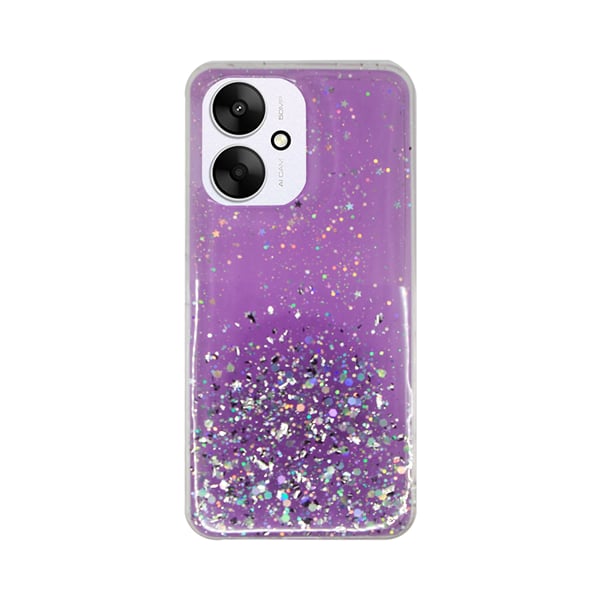 Vivid Liquid Back Cover Σιλικόνης Μωβ (Redmi 13C)