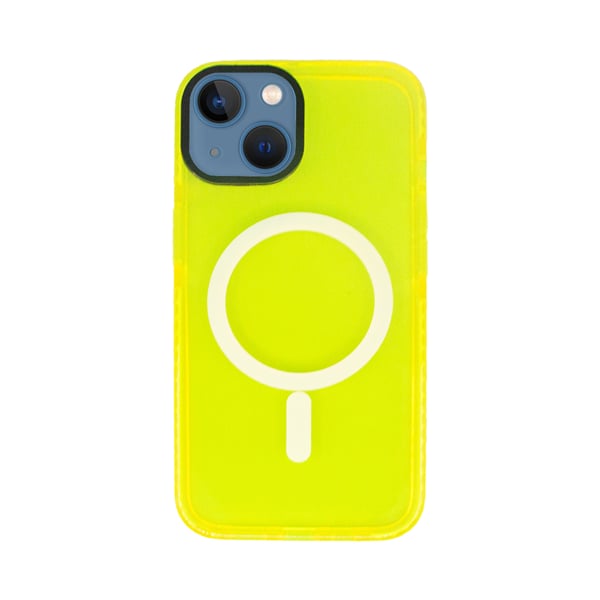 Vivid Back Cover Σιλικόνης Κίτρινο (iPhone 13)
