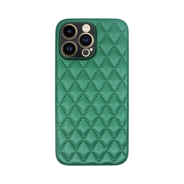 Vivid Diamond Back Cover Δερματίνης / Δερμάτινο Πράσινο (iPhone 14 Pro Max)