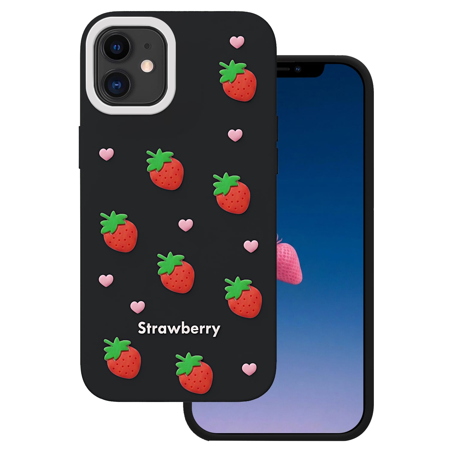 TelForceOne Back Cover Σιλικόνης Μαύρο (iPhone 11)