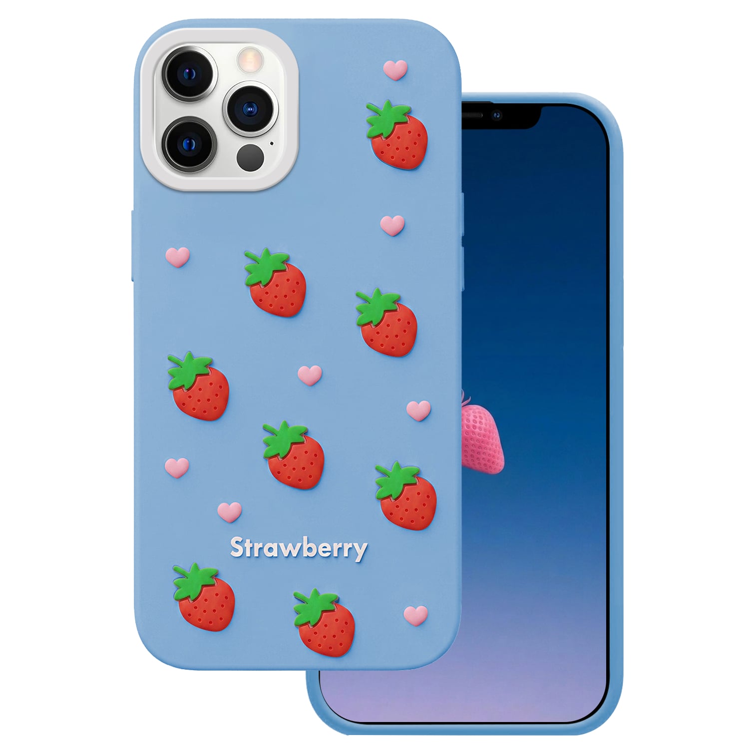 TelForceOne Back Cover Σιλικόνης Μπλε (iPhone 12 / 12 Pro)