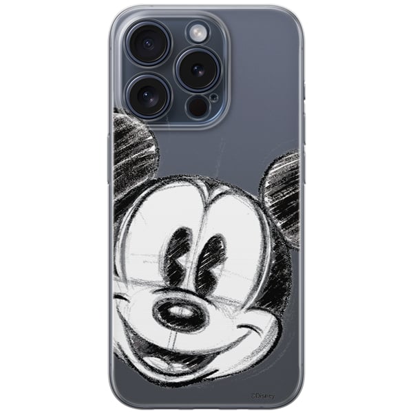 Disney Mickey Back Cover Σιλικόνης Διάφανο (iPhone 15 Pro)