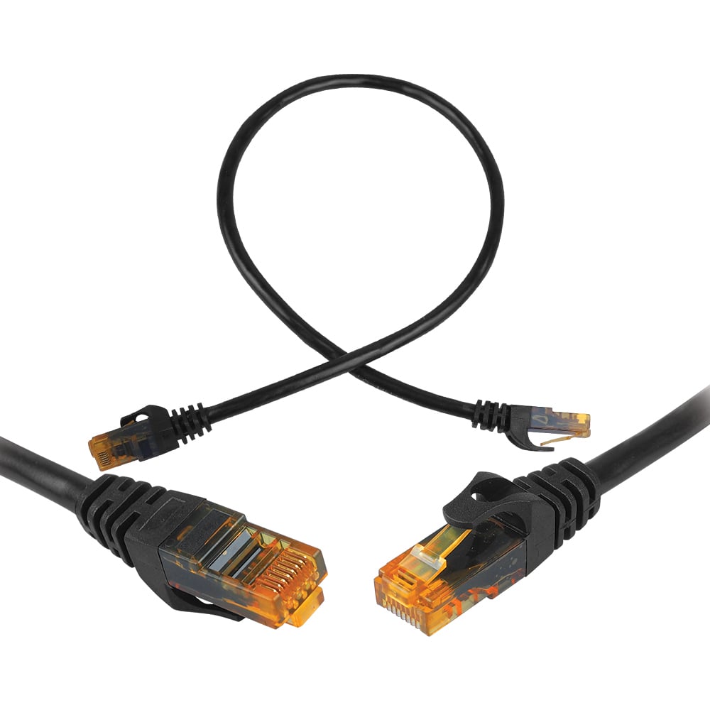 Connection U/UTP Cat.6e (High Speed) Καλώδιο Δικτύου Ethernet 0.5m Μαύρο