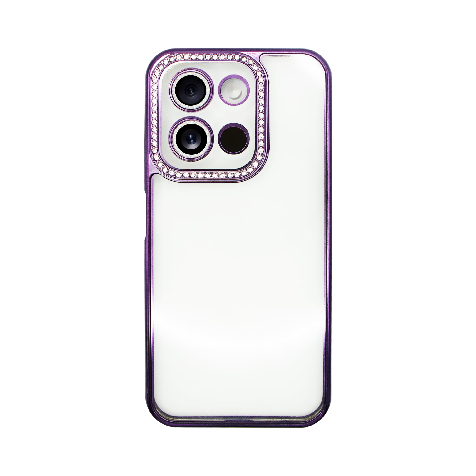 Vivid Strass Back Cover Σιλικόνης Μωβ (Redmi 15C)