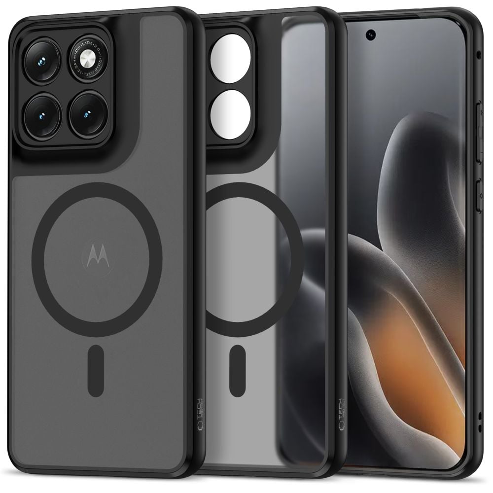 Tech-Protect Magmat Back Cover Σιλικόνης / Πλαστικό Μαύρο (Motorola Edge 70 Fusion / Edge 70 Fusion Plus 5G)