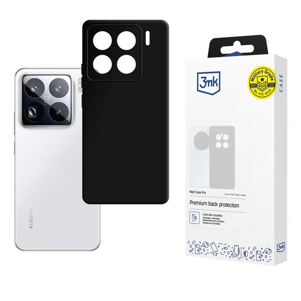 3MK Matt Back Cover Σιλικόνης 1.2mm Διάφανο (Xiaomi 15 Pro)