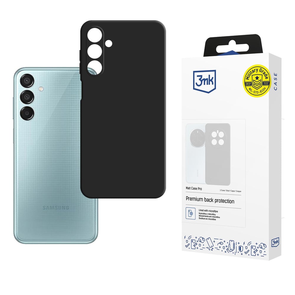 3MK Matt Back Cover Μαύρο (Samsung Galaxy M16 5G, 3mk)