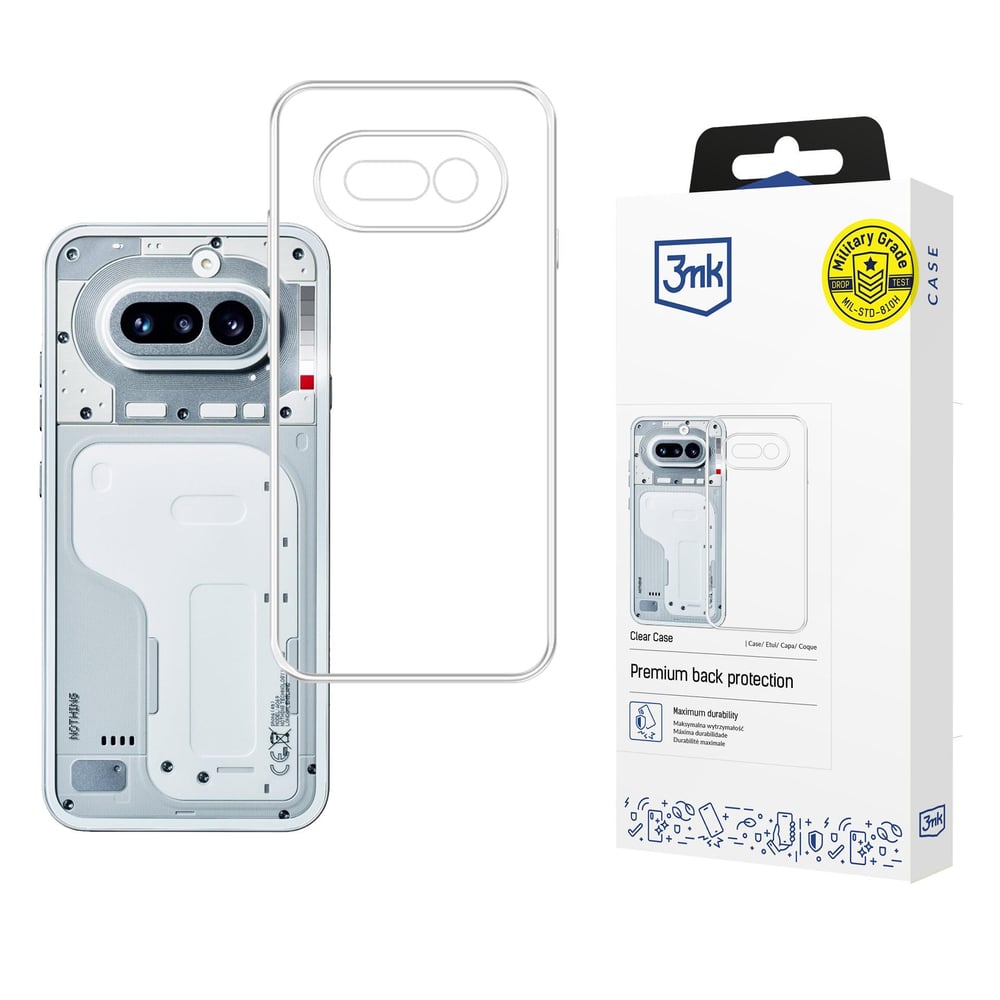 3MK Back Cover Σιλικόνης Διάφανο (Nothing Phone (4a))